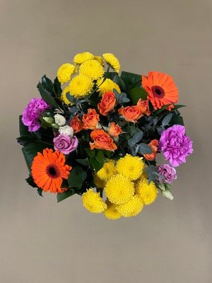 December Vibrant Hand Tied